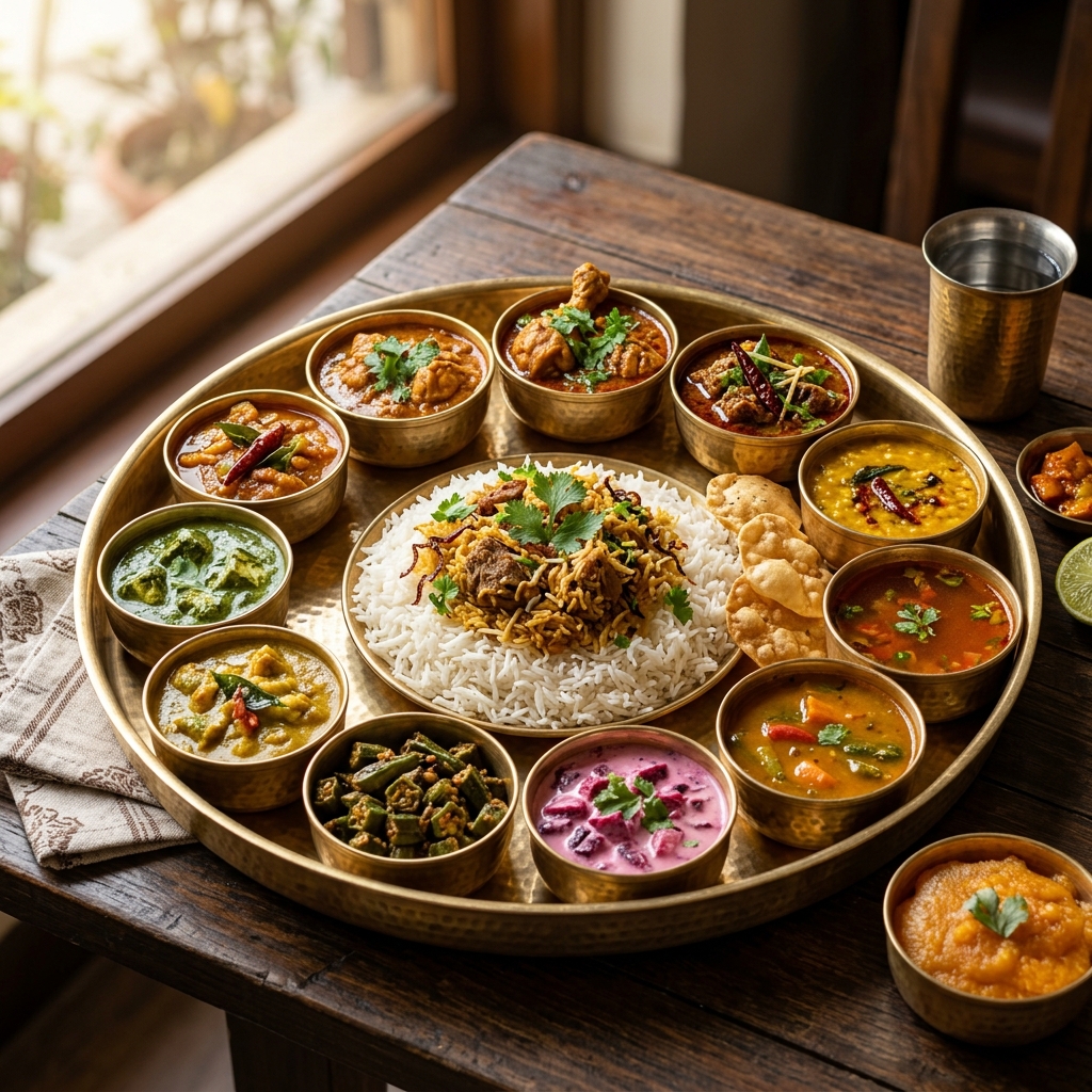 Traditional South Indian Thali